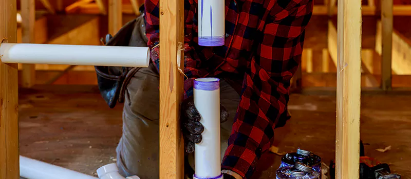 Process of Rough In Plumbing in Innisfil, Ontario